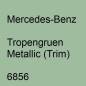 Preview: Mercedes-Benz, Tropengruen Metallic (Trim), 6856.